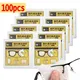 Anti-Fog Cleaner Wet Wipes Disposable Eyeglasses Cleaning Lens Cloths Independent Packaging Screen