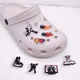 Ice Hockey Charms PVC Pins Shoe Charms Decorations Hockey Sports Series Shoe Accessories