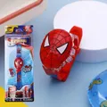 Luminous Children's Watches Boys Toys Colorful Flash Light with Music Spiderman Kids Watch School