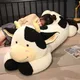 90/110cm Giant Highland Cow Stuffed Animal Large Colorful Cow Plush Toy Body Pillow Jumbo Soft