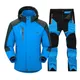 Men's Spring Coat Pants Trekking Hiking Fishing Outdoor Set Sports Single Jacket And Quick-Drying