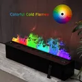 Modern remote control electric fireplace Mute water mist electric decorative fireplace humidifier