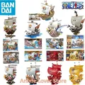 Bandai Original One Piece Grand Ship Thousand Sunny Going Merry Anime Action Figures Assembly Model