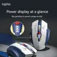 Mecha Edition drahtlose Maus leise wiederauf ladbare Maus Typ C LED-Licht Maus für Computer PC