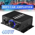 Mini HIFI Audio Power Amp 2CH amplificatore per auto Blue LED Light amplificatore Audio Stereo Radio