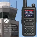 Radtel RT-470 10W Amateur Ham Stazione radio bidirezionale 256CH Air Band Walkie Talkie NOAA LCD Color Police Scanner Aviazione