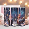 Thermokaffebecher, Weihnachtstasse, Weihnachtsgeschenke, Personalisierte Thermobecher, Christmas Tumbler, Weihnachtsgeschenk, Winter Motiv