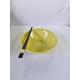 Yellow handmade ceramic noodle bowl , Lemon coloured stoneware rice bowl with black chopsticks,