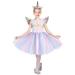 Princess Dress Costume for Little Girls Dress Up Outfit,S