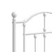 vidaXL Metal Headboard Black/White multisize