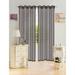 Leah Solid Sheer Curtain Single Panel, Grommet Top, Light Filtering 55"x84" - 55x84