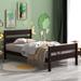 Twin Size Platform Bed with Headboard and Footboard, Wood Bed Frame for Girls Boy Beds Frame, No Box Spring Needed