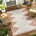 Mark&Day Outdoor Area Rugs 5x7 Wolfheze Global Indoor/Outdoor Coral Gray Area Rug (5 3 x 7 7 )