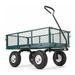 GroundWork GW800 Convertible 800 lb. Capacity 4 cu. ft. Green Steel Garden Cart