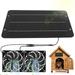 Solar Powered Exhaust Fan 10W 12V Solar Panel Powered Dual Fan Waterproof Solar Panel Exhaust Fan Energy Saving Solar Exhaust Ventilation Fan Easy to Install for Outdoor Greenhouse