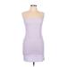 Shein Casual Dress - Mini Square Sleeveless: Purple Dresses - Women's Size Large