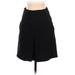 Coach Wool A-Line Skirt Knee Length: Black Print Bottoms - Women's Size 00