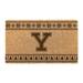 Yale Bulldogs 18" x 30" Holiday Coir Doormat