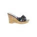 Athena Alexander Wedges: Black Shoes - Women's Size 41