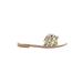 Zara Collection Sandals: Gold Shoes - Women's Size 35