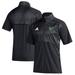 Men's adidas Black South Florida Bulls Sideline Short Sleeve Quarter-Zip Pullover Top