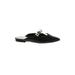 Worthington Mule/Clog: Slip-on Chunky Heel Casual Black Print Shoes - Women's Size 7 - Pointed Toe