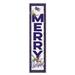 Spring Hill Badgers 12'' x 48'' Outdoor Merry Christmas Leaner