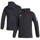 Men's adidas Black Indiana Hoosiers Sideline Tiro21 Windbreaker Full-Zip Hooded Jacket
