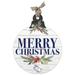 St. Edwards Hilltoppers 20'' x 24'' Merry Christmas Ornament Sign