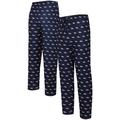 Men's Concepts Sport Navy Denver Broncos Gauge Allover Print Knit Pants