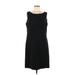 Gerard Darel Casual Dress - Shift Boatneck Sleeveless: Black Dresses - Women's Size 10