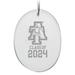 North Carolina A&T Aggies Class of 2024 2.75'' x 3.75'' Glass Oval Ornament