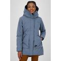 Winterjacke ALIFE & KICKIN "FloraAK Parka Damen Winterjacke, gefütterte Jacke" Gr. XL, blau (nightblue) Damen Jacken Winterjacken