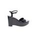 Gucci Wedges: Black Shoes - Women's Size 8 1/2