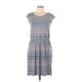 SONOMA life + style Casual Dress: Gray Dresses - Women's Size Large