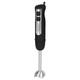 Clatronic SM 3739 Hand Blender, Hand Mixer, Mixer for Smoothie, Shakes, 2 Level Switch, Multi Chopper, Stainless Steel Rod and Knife, Hanging Eyelet, 800 Watt Motor, Black/Stainless Steel