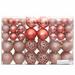 The Holiday Aisle® Christmas Ball 100 Piece Ornament for Christmas Tree Holiday Xmas Ball Plastic in Pink | 0 H x 0 W x 0 D in | Wayfair