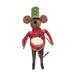 The Holiday Aisle® Mouse Drummer Fabric Figurine in Red | 5.12 H x 6.61 W x 3.54 D in | Wayfair B86F87F2E2AE40AB8325EB6080B2F1AE