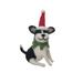 The Holiday Aisle® Dog Santa Hat Figurine in Green | 1.38 H x 4.65 W x 3.15 D in | Wayfair FA59AFEE76284C419623AA538DEA810B