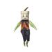 The Holiday Aisle® Slim Tim Pumpkin Doll Halloween Figure in Black/Green/Orange | 3 H x 14 W x 4 D in | Wayfair 23A6B44EC0774B809C9263283C89832A