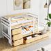 Harriet Bee Hery Platform Storage Bed Wood in Gray | 101.99 H x 54.59 W x 59.39 D in | Wayfair BE4F1932655C4CFDA7E59ABD78F03FEC