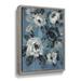 Winston Porter Loose Flowers On Dusty Blue II Metal | 32 H x 24 W x 2 D in | Wayfair 24E76592719C4017A78ECB4AC2587BC2