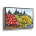 Millwood Pines Red & Yellow Trees In Pine Forest Canvas | 8 H x 10 W x 2 D in | Wayfair 1BBEB9A846AF4852BDB1AC590F0023FB