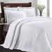 Mercer41 Santario Floral Scalloped Edge Cotton Blend Coverlet/Bedspread Set Cotton in White | Twin Coverlet/Bedspread + 1 Standard Sham | Wayfair