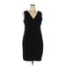 Tiana B. Casual Dress: Black Dresses - Women's Size X-Large