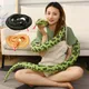 2M/3M Real Life Snake Plush Toy Giant Piebald Snake Stuffed Long Snake Plush Brown Yellow Green