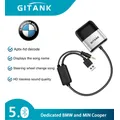 GITANK Bluetooth 5.0 aptX-HD Adapter with Y Cable for BMW USB+AUX iPod iPhone Music Interface (300B)