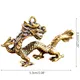 Chinesische Tier Drachen Statue Bronze Figur Ornamente antike Kupfer mythische Tier Miniatur Home