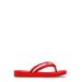 Logo-patch Striped Slip-on Flip Flops