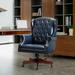 Maximiliano Modern Swivel Executive Chair with Tufted Back by HULALA HOME